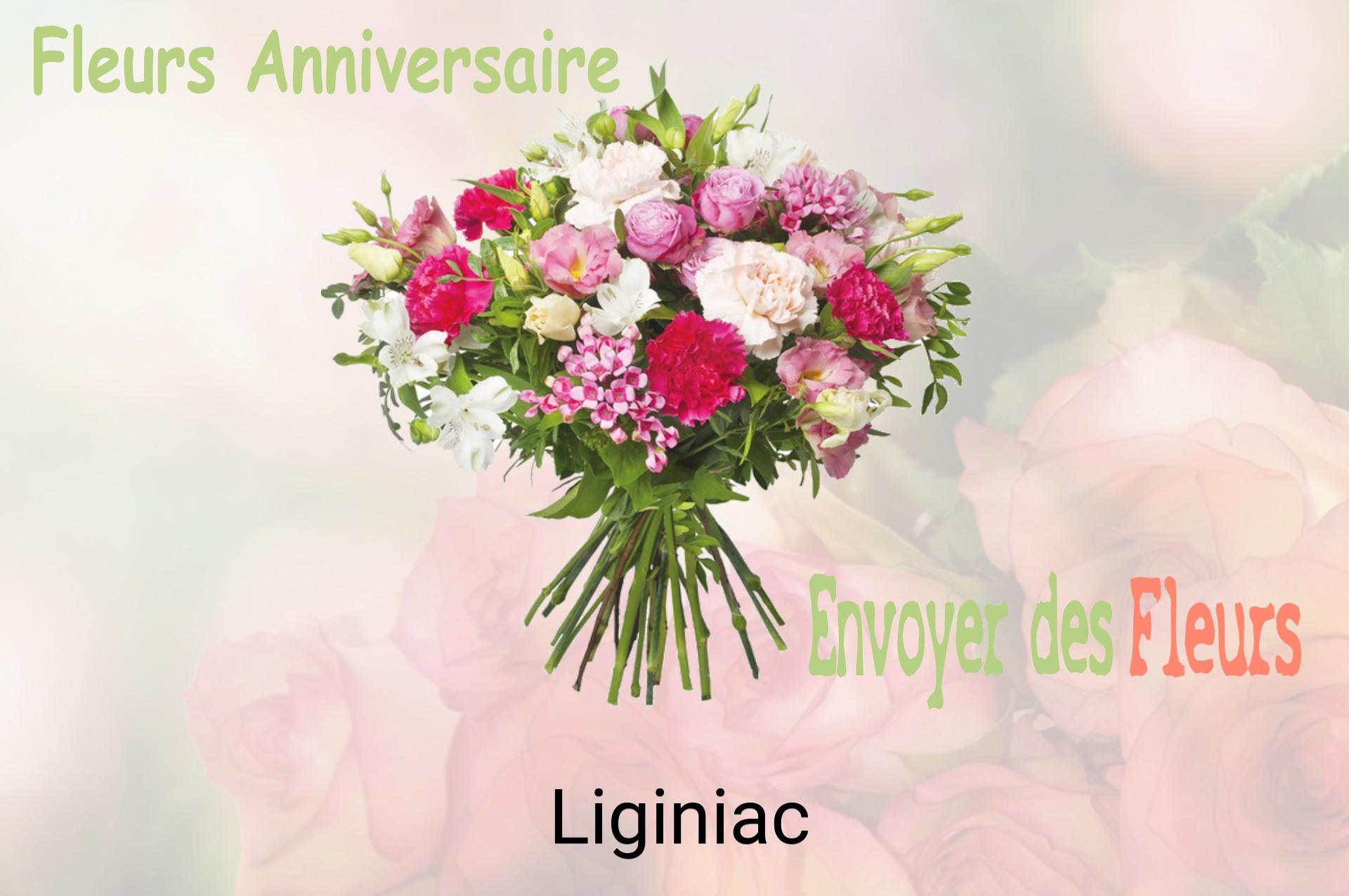 Bouquet de fleurs d’anniversaire livré à Liginiac